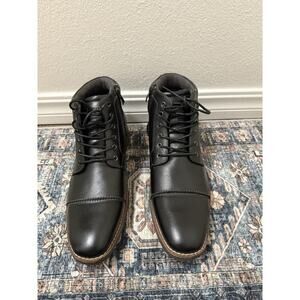 Arkbird Men’s‎ US 13 Oxford Leather Chukka Dress Boots Black, Style # ZK2019889